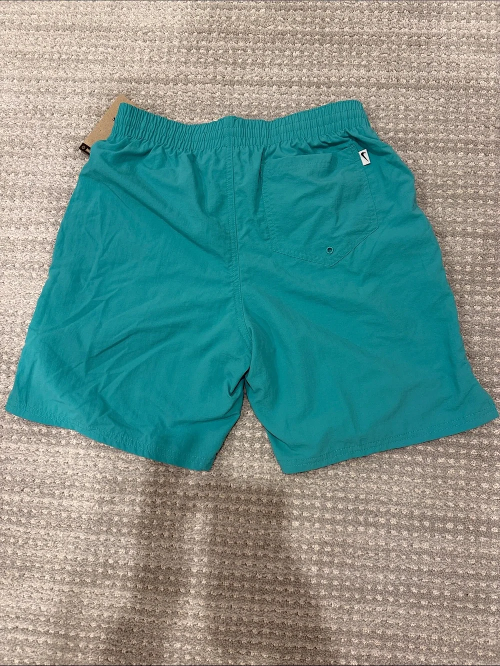 Nike Men’s Teal Swim Trunks with Drawstring